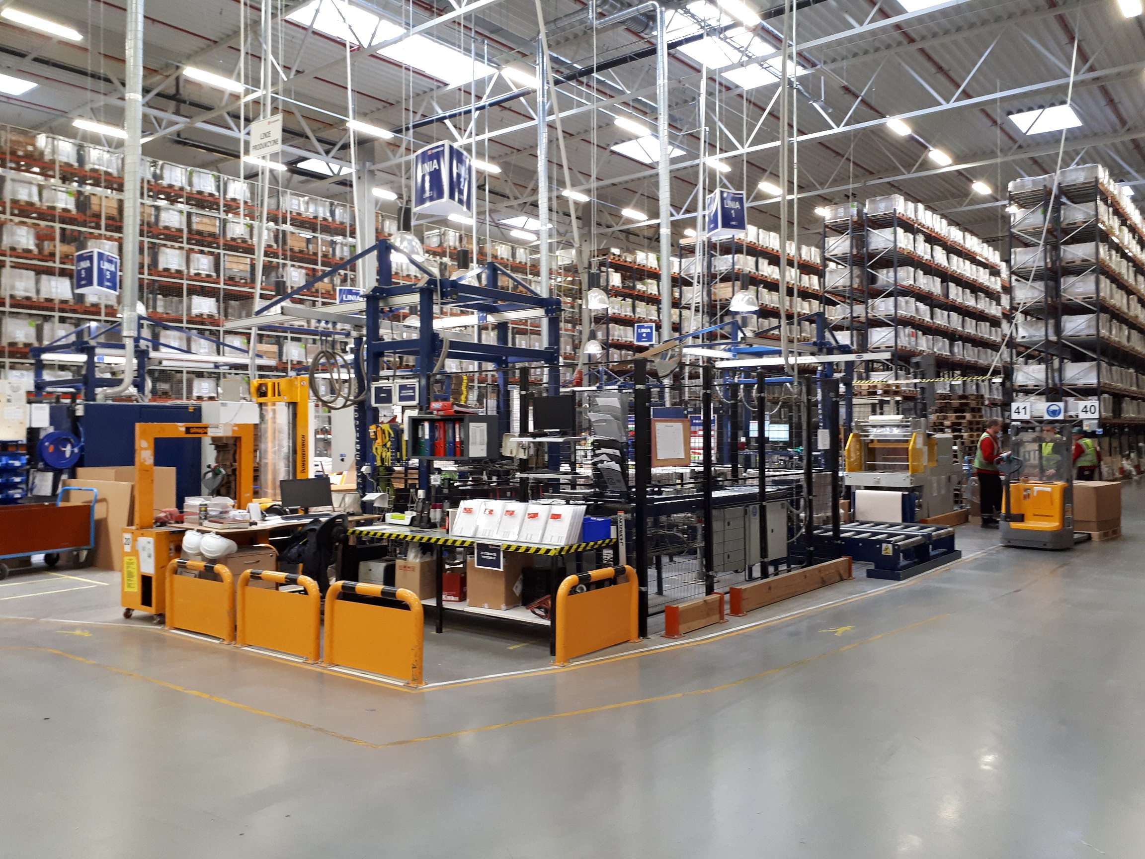 Packaging site for brake discs and drums in Poland